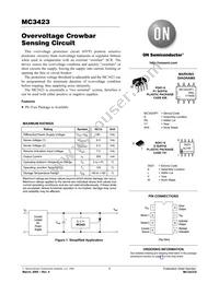 MC3423DR2G Datasheet Cover