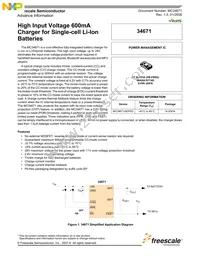 MC34671AEPR2 Datasheet Cover