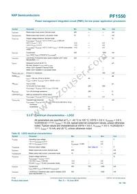 MC34PF1550A7EP Datasheet Page 20