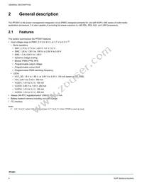 MC34PF3001A5EP Datasheet Page 4