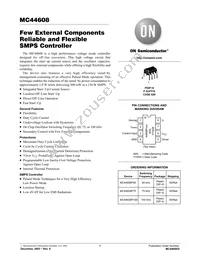 MC44608P100 Datasheet Cover