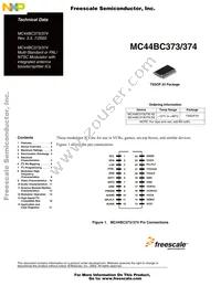 MC44BC374EJBR2 Datasheet Cover