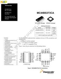 MC44BS373CAFCR2 Datasheet Cover