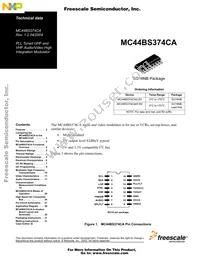 MC44BS374CAEF Datasheet Cover