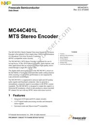 MC44C401LACR2 Datasheet Cover