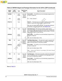 MC56F8014MFAE Datasheet Page 20