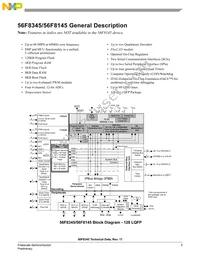 MC56F8145VFGE Datasheet Page 5