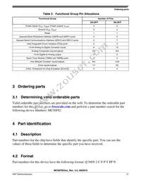 MC56F82316VLF Datasheet Page 21