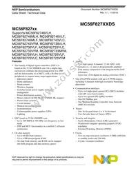 MC56F82746MLF Datasheet Cover