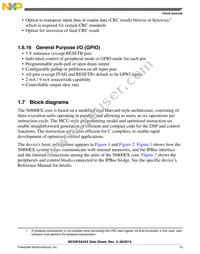 MC56F84462VLH Datasheet Page 13