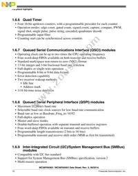 MC56F84565VLKR Datasheet Page 10