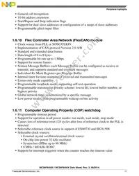 MC56F84565VLKR Datasheet Page 11