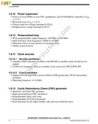 MC56F84565VLKR Datasheet Page 12