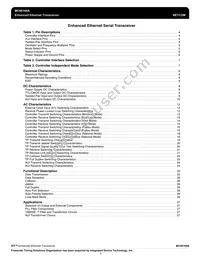 MC68160AEBR2 Datasheet Page 3