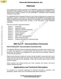 MC68306FC16B Datasheet Page 2