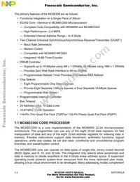 MC68306FC16B Datasheet Page 17