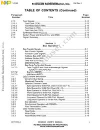MC68340PV16VE Datasheet Page 6