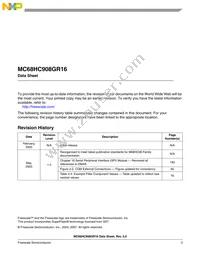 MC68908GR16VFJE Datasheet Page 3