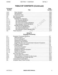 MC68EC020AA25R Datasheet Page 5