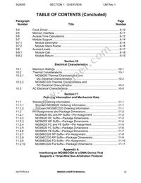MC68EC020AA25R Datasheet Page 9