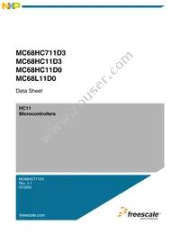 MC68HC11D0CFNE3R Datasheet Cover