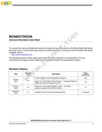 MC68HC705C9ACFBE Datasheet Page 3