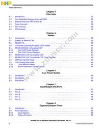 MC68HC705C9ACFBE Datasheet Page 8