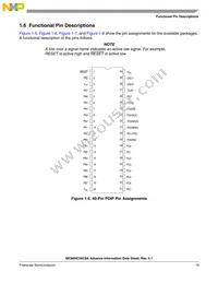 MC68HC705C9ACFBE Datasheet Page 19