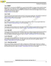 MC68HC705C9ACFBE Datasheet Page 23