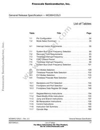 MC68HC705L5FUE Datasheet Page 17