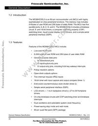 MC68HC705L5FUE Datasheet Page 20