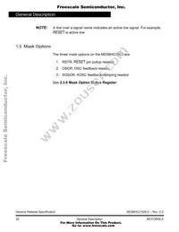 MC68HC705L5FUE Datasheet Page 22