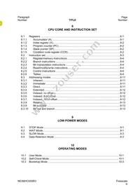 MC68HC705SR3CPE Datasheet Page 11