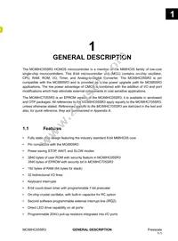 MC68HC705SR3CPE Datasheet Page 17