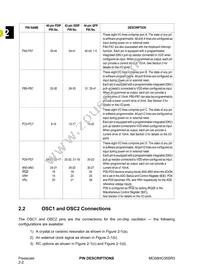MC68HC705SR3CPE Datasheet Page 22