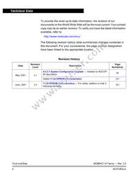 MC68HC711E9CFNE2 Datasheet Page 4