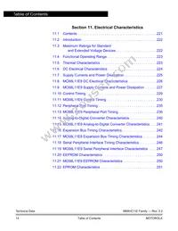MC68HC711E9CFNE2 Datasheet Page 14