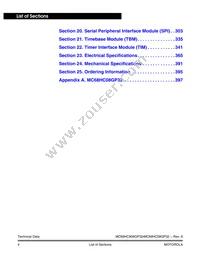 MC68HC908GP16CFB Datasheet Page 6