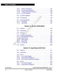 MC68HC908GP16CFB Datasheet Page 16