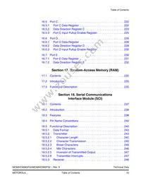 MC68HC908GP16CFB Datasheet Page 17