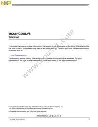 MC68HC908LV8CPBE Datasheet Page 3