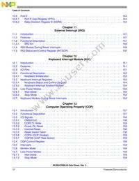 MC68HC908LV8CPBE Datasheet Page 12