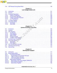 MC68HC908LV8CPBE Datasheet Page 13