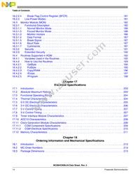 MC68HC908LV8CPBE Datasheet Page 14