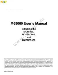 MC68LC060ZU75 Datasheet Cover