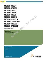 MC705B16NBE Datasheet Cover