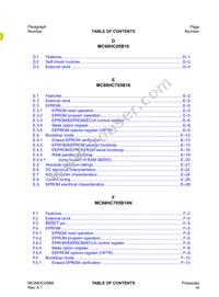MC705B16NBE Datasheet Page 15