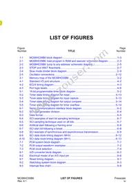 MC705B16NBE Datasheet Page 17