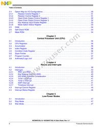 MC705L16CFUE Datasheet Page 8