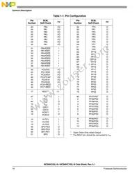 MC705L16CFUE Datasheet Page 16